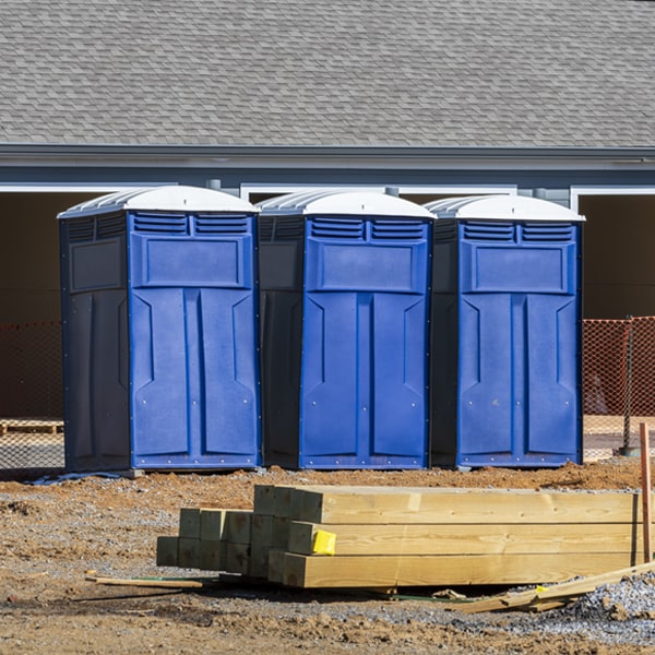 are there any restrictions on where i can place the portable toilets during my rental period in South Butler NY